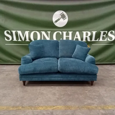 DESIGNER OCEAN BLUE FABRIC SOFA
