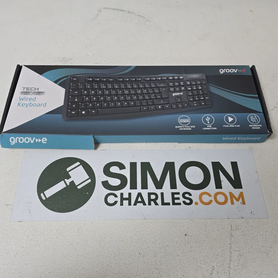 BOXED GROOVE WIRED KEBOARD
