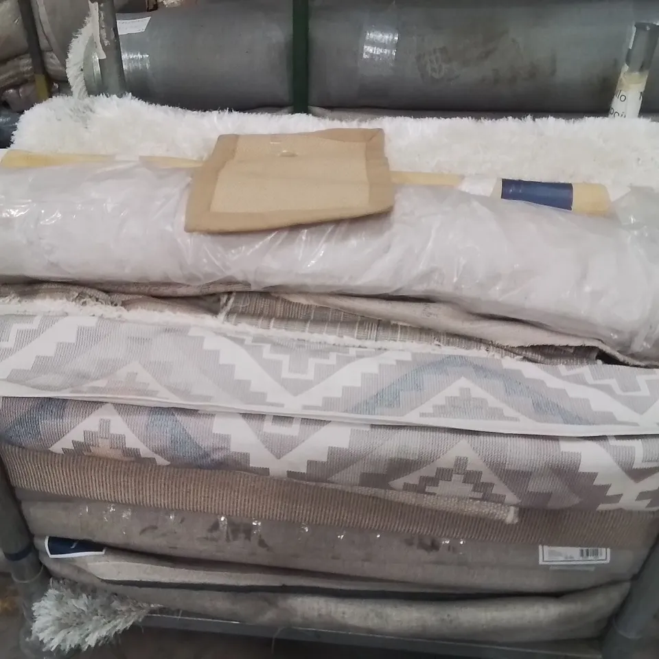 STILLAGE OF APPROXIMATELY 20 QUALITY DESIGNER RUGS