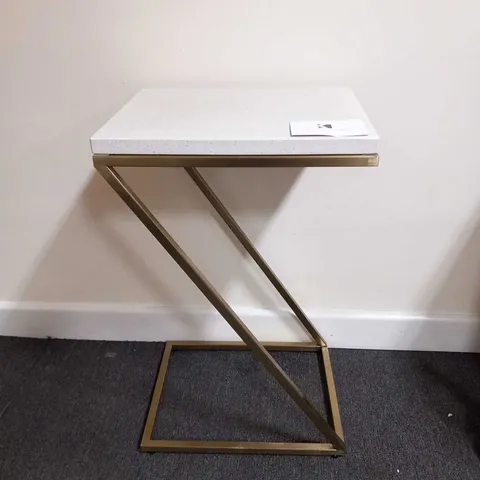 BRAND NEW KELLY HOPPEN TERRAZZO SIDE TABLE