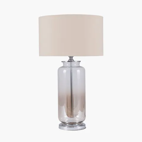 BOXED VIVIENNE LUSTRE OMBRE GLASS TABLE LAMP
