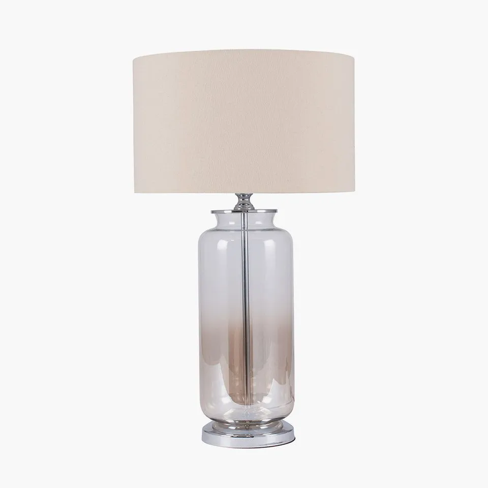 BOXED VIVIENNE LUSTRE OMBRE GLASS TABLE LAMP
