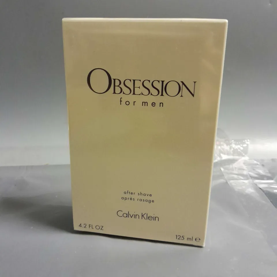 BOXED AND SEALED CALVIN KLEIN OBSESSION FOR MEN AFTER SHAVE 125ML 