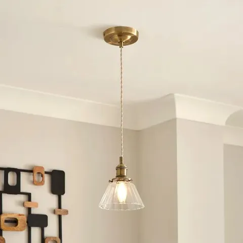 BOXED HAYLEY ART DECO PENDANT LIGHT