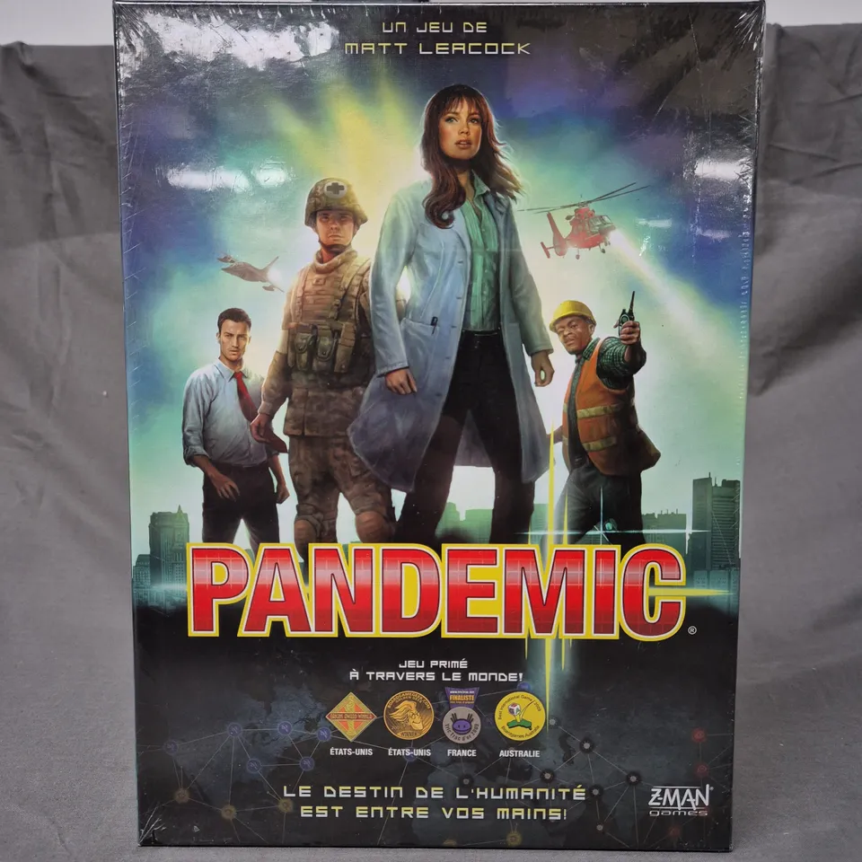 SEALED Z-MAN GAMES PANDEMIC BOARD GAME (FRENCH)