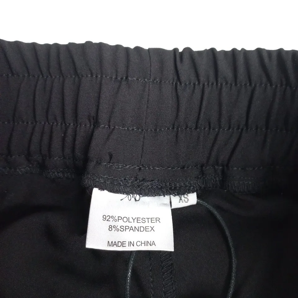 SWANKY JOGGERS – BLACK, WITH ZIP POCKETS (SWANKY EST 2022) SIZE XS