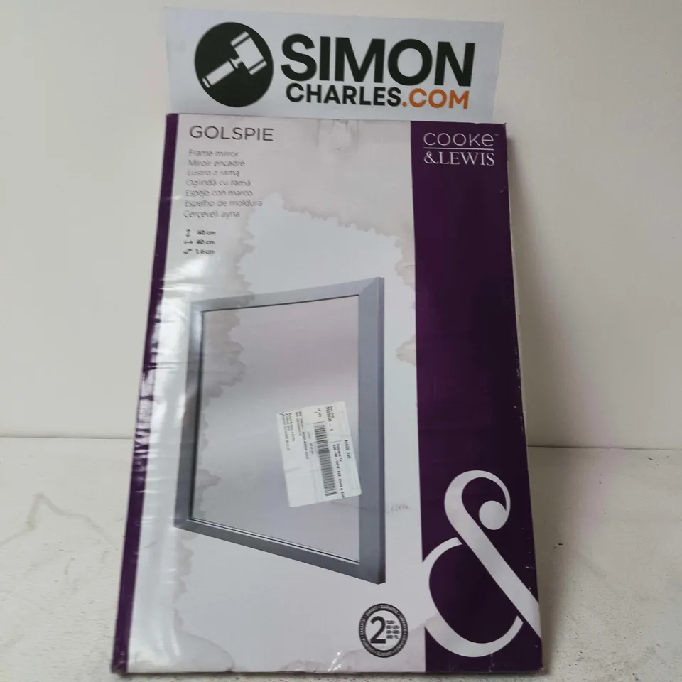 COOKE & LEWIS FRAMED MIRROR – BOXED