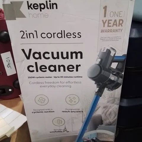 BOXED KEPLIN 2IN1 CORDLESS VACUUM CLEANER 