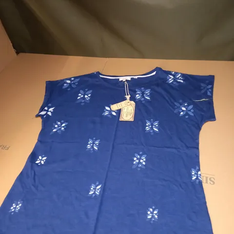 WOMENS FAT FACE IVY WOODBLOCK GRAPHIC SHIRT SIZE 14