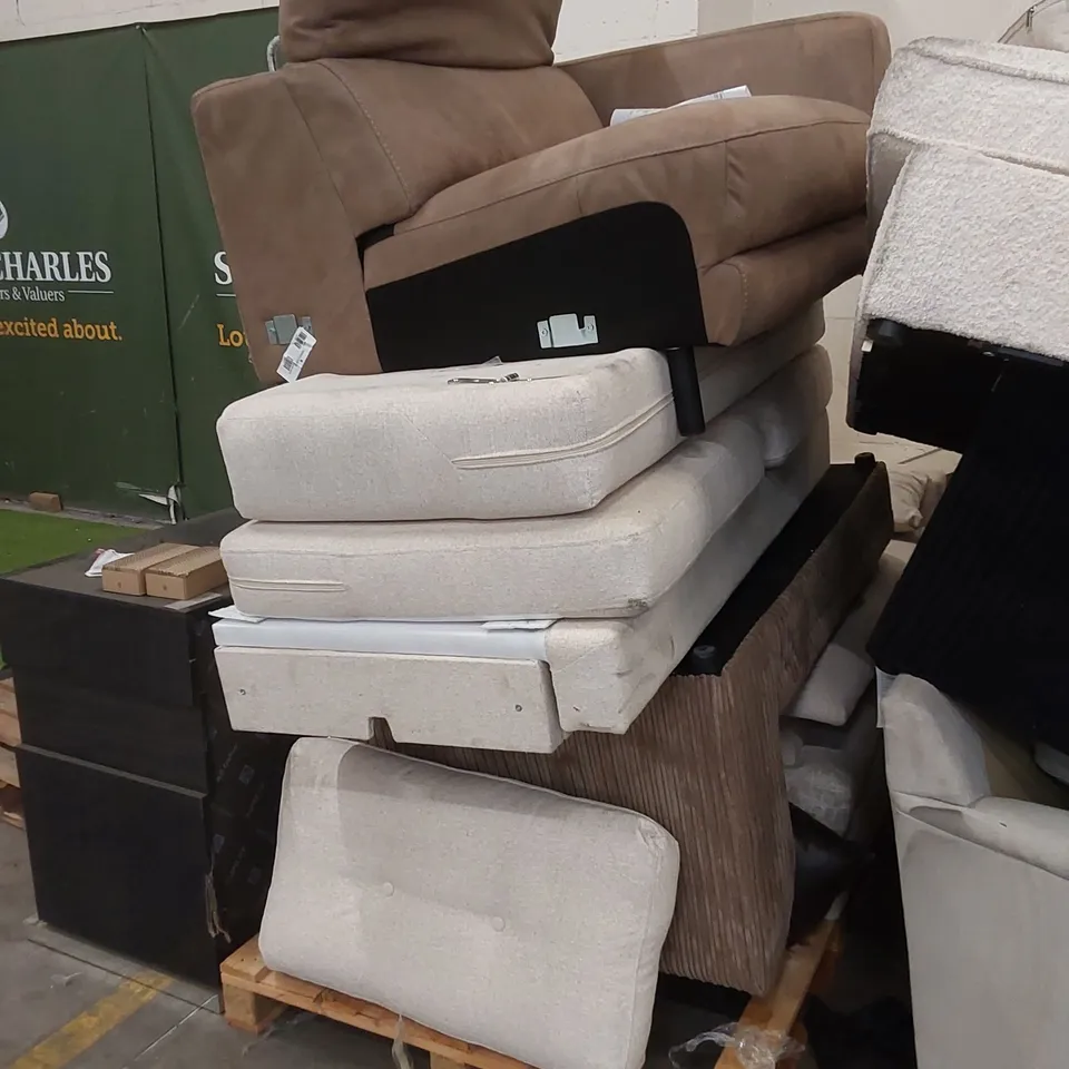 PALLET TO CONTAIN ASSORTED SOFA AND CHAIR PARTS 