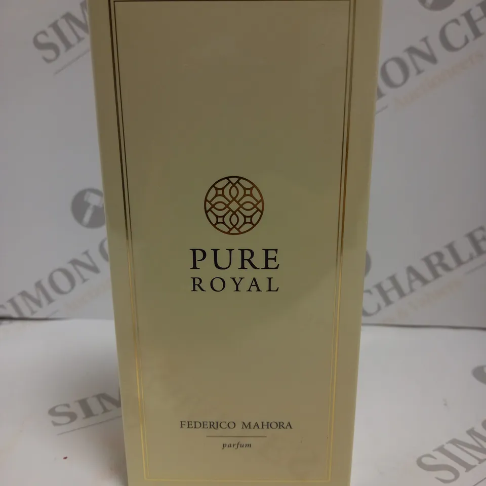 BOXED AND SEALED FEDERICO MAHORA PURE ROYAL PARFUM 50ML
