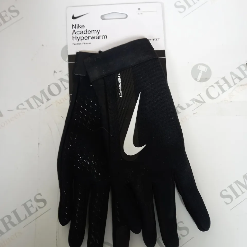 NIKE ACADEMY HYPERWARM GLOVES SIZE M