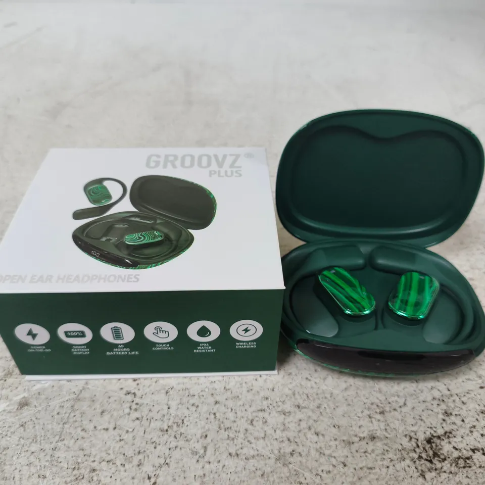GROOVZ PLUS TRUE WIRELESS OPEN-EAR HEADPHONES