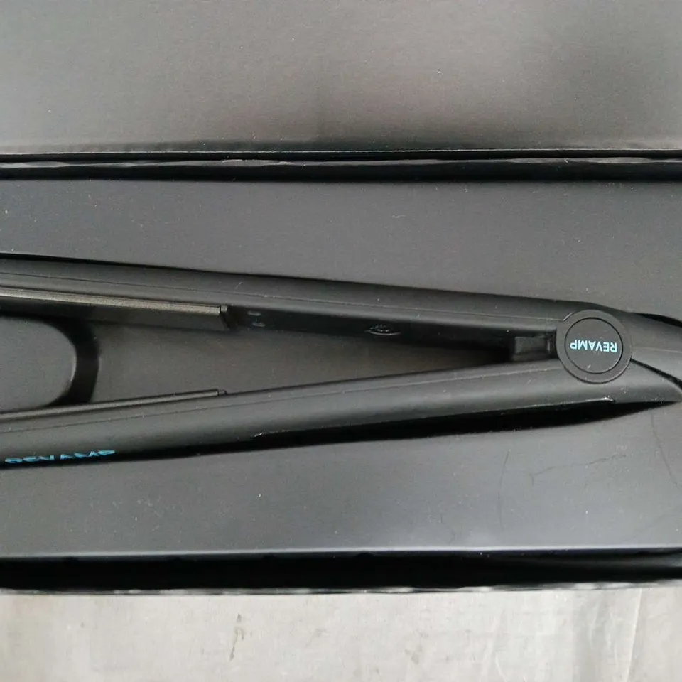BOXED REVAMP PROFESSIONAL PROGLOSS TOUCH DIGITAL HAIR STRAIGHTENER