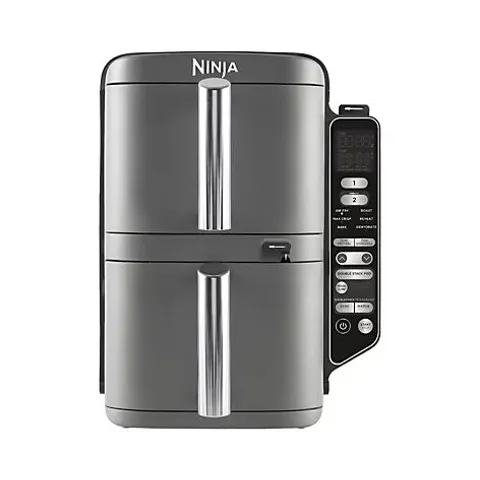 NINJA DOUBLE STACK XL 2 DRAWER 9.5L AIR FRYER WITH SMART COOK 