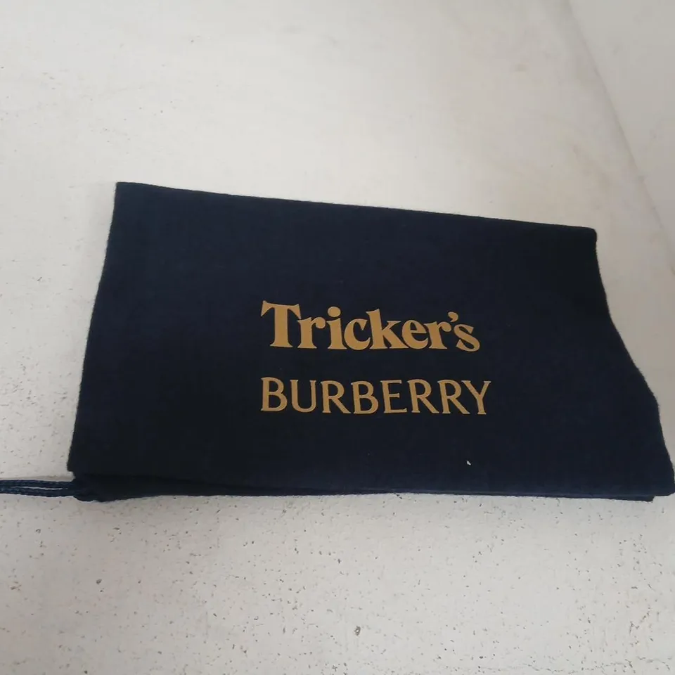 TRICKER'S FOR BURBERRY DERBY SHOES – BLACK LEATHER, UK 4