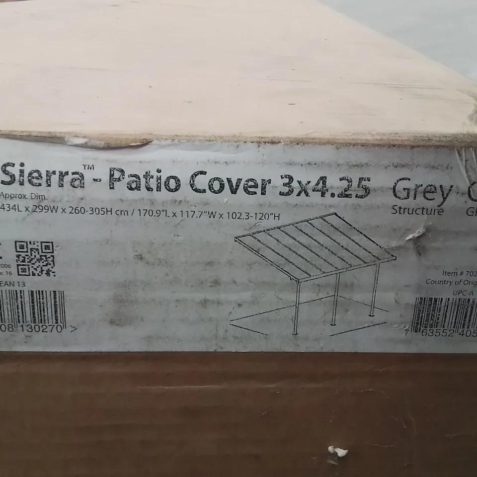 BOXED SIERRA-PATIO COVER/SHELTER