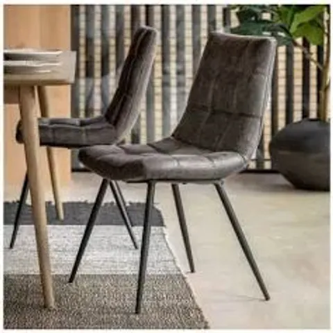 BOXED PAIR OF DARWIN GREY CHAIRS