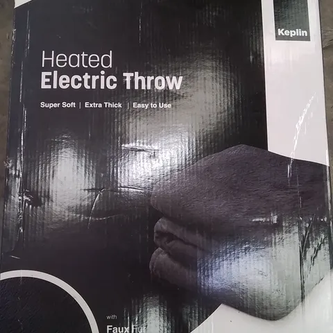 BOXED KEPLIN HEATED ELECTRIC THROW 