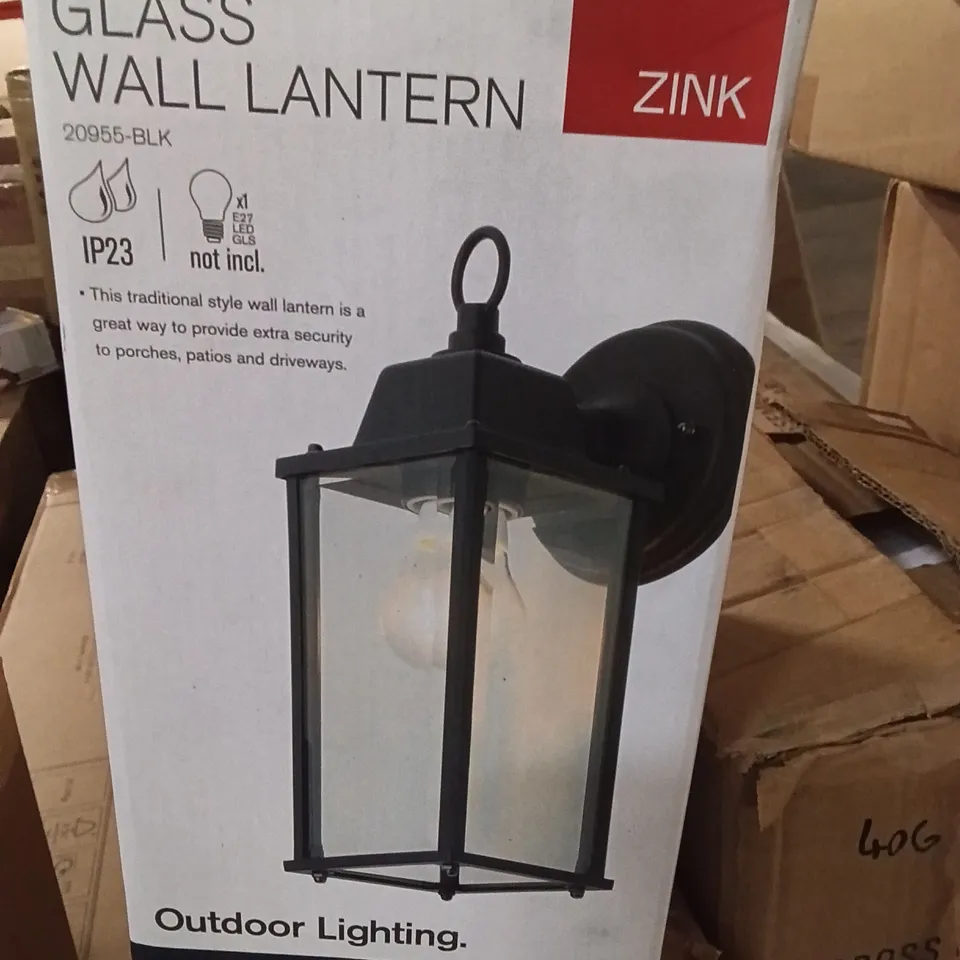 BOXED CERES GLASS WALL LANTERN 