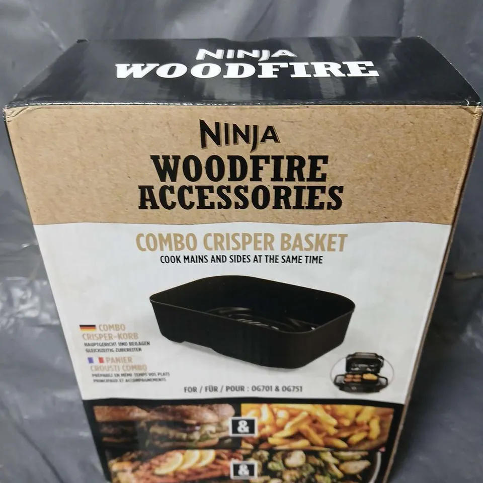 BOXED NINJA WOODFIRE ACCESSORIES COMBO CRISPER BASKET