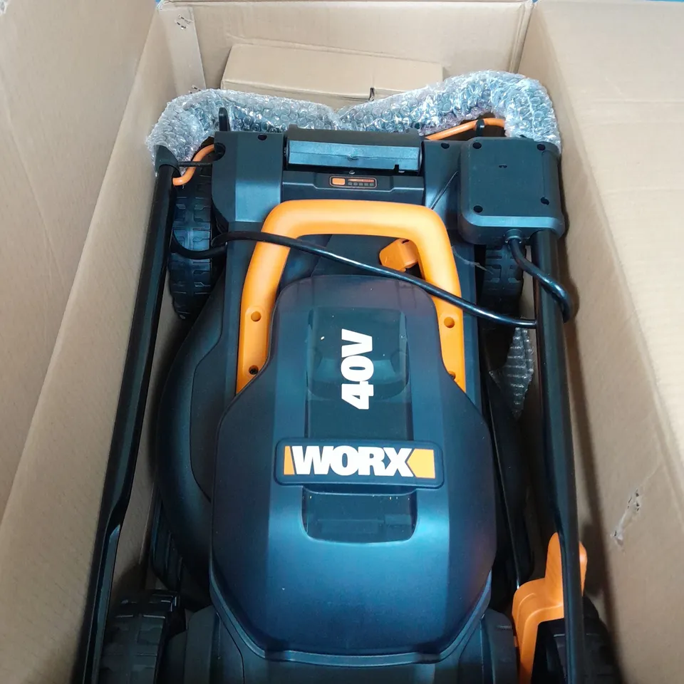 BOXED WORX CORDLESS LAWN MOWER - COLLECTION ONLY