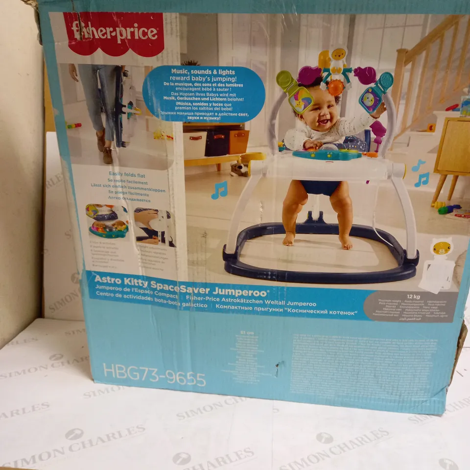 FISHER-PRICE ASTRO KITTY SPACESAVER JUMPEROO INFANT ACTIVITY CENTER