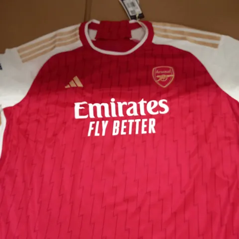 ARSENAL FC HOME SHIRT WITH SAKA 7 ON THE BACK SIZE XXL