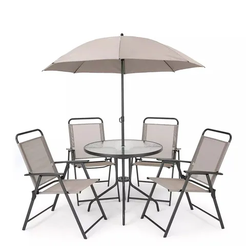 BOXED SANTA ROSA 6-PIECE DINING SET - COLLECTION ONLY