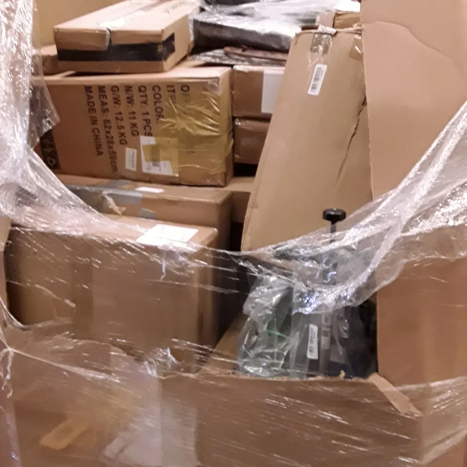 PALLET OF ASSORTED PRODUCTS TO INCLUDE; MOSQUITO KILLER - SUPER STEEL BEAM CUTTER - ELECTRONIC CABLE SET ECT