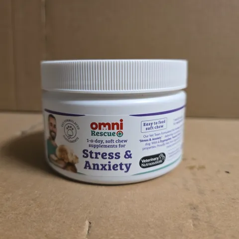 OMNI RESCUE STRESS & ANXIETY DOG SOFT CHEW SUPPLEMENTS 