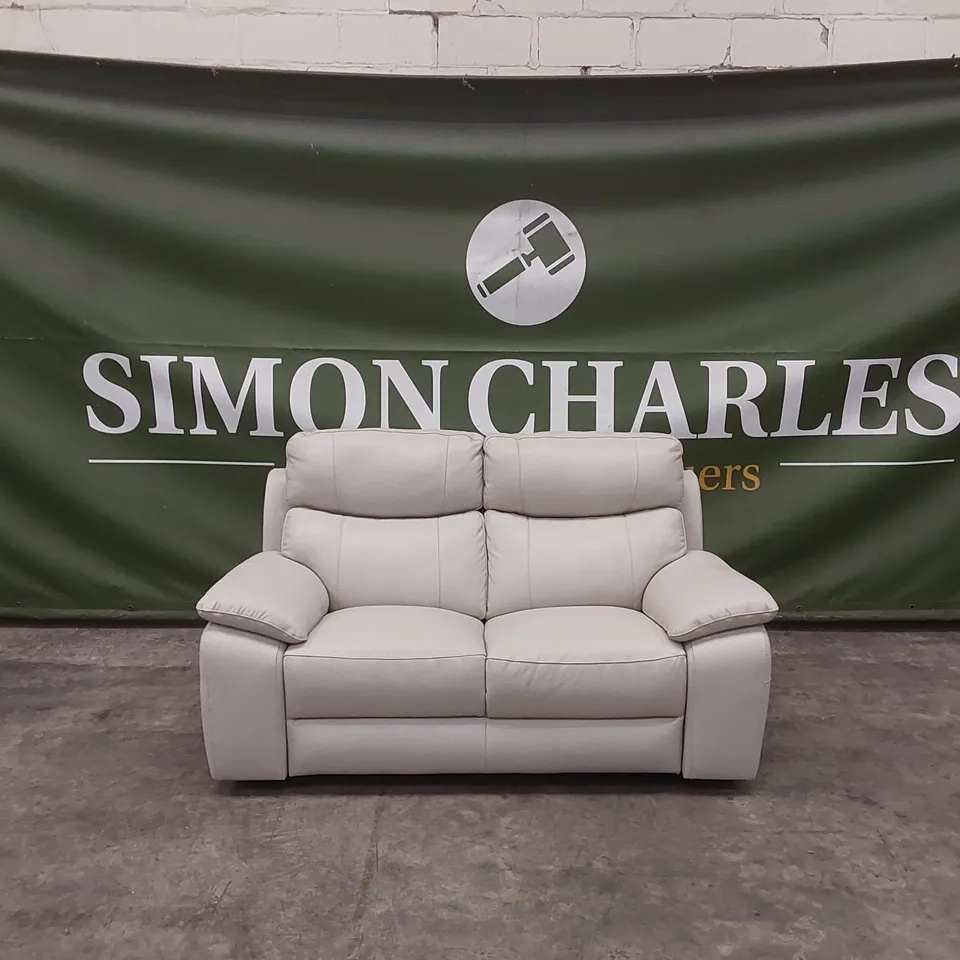 QUALITY DESIGNER ITALIAN MADE PATRIZIO 2 SEATER LEATHER SOFA