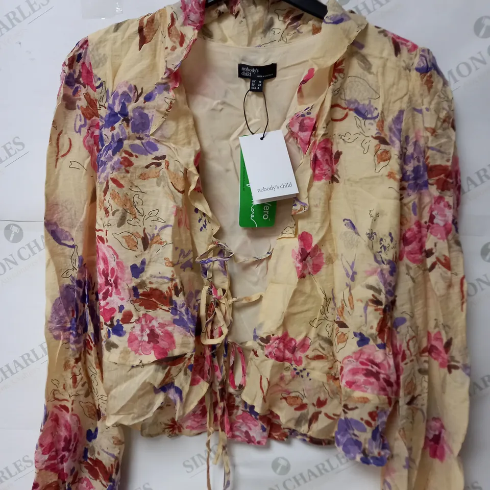 NOBODYS CHILD LOTUS BLOUSE - UK 12