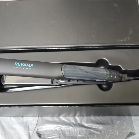 BOXED REVAMP PROGLOSS STEAMCARE CERAMIC STRAIGHTENER ST-1600-GB