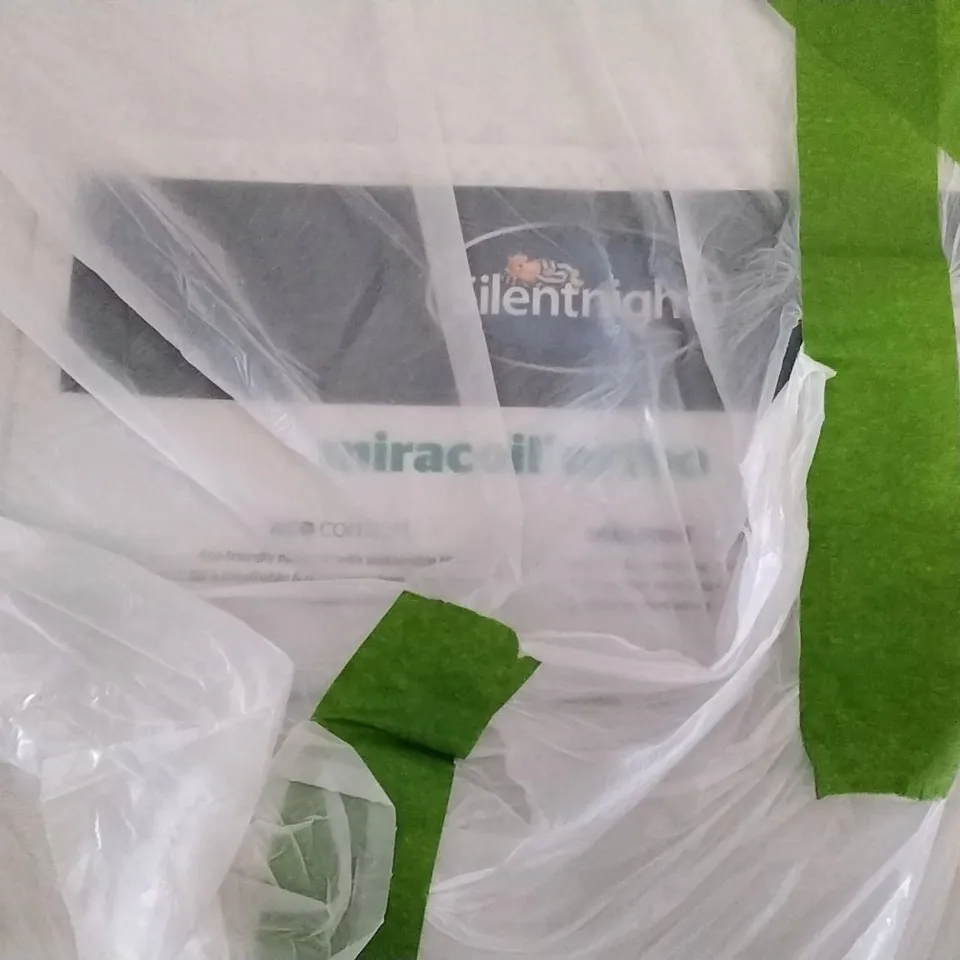 QUALITY BAGGED SILENTNIGHT ECO COMFORT MIRACOIL ORTHO SMALL DOUBLE 4FT MATTRESS