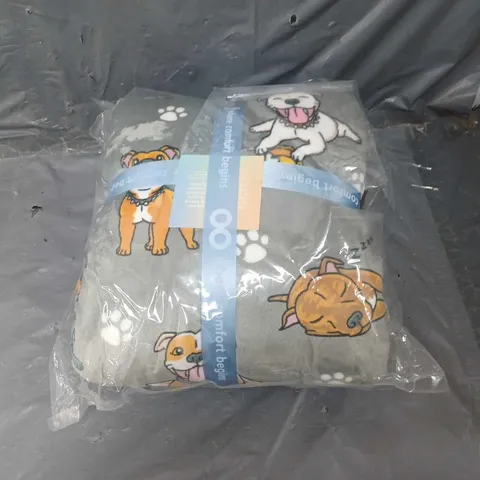 SEALED OODIE HOODED OVERSIZED BLANKET - DOGS