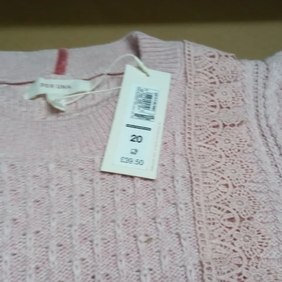 PER UNA PINK KNITTED JUMPER - 20