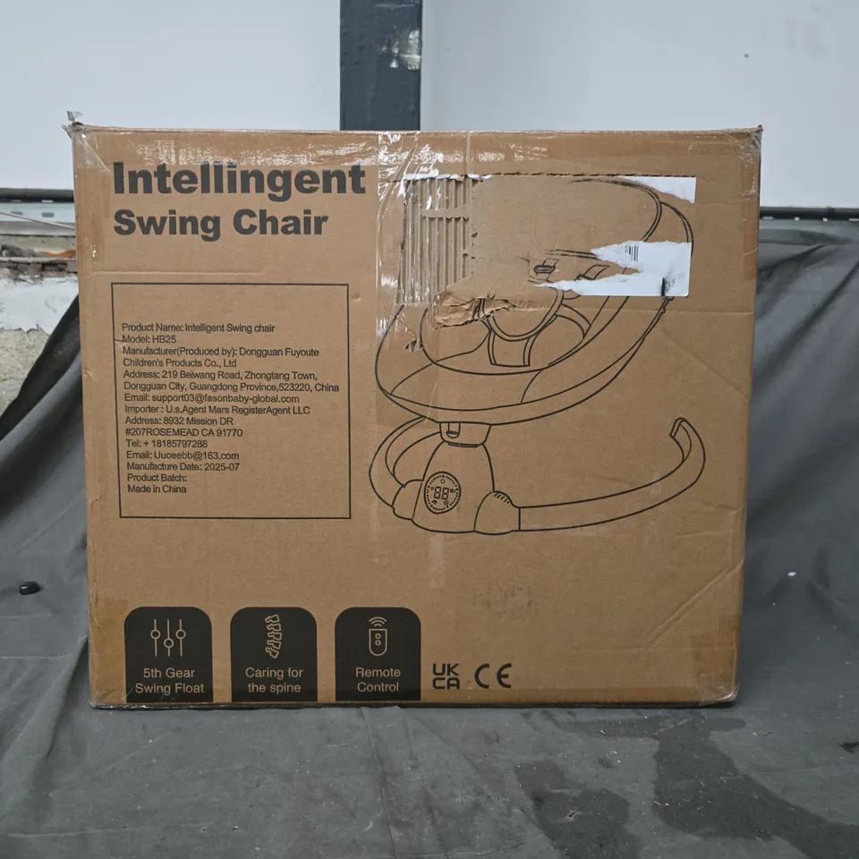 BOXED UNBRANDED INTELLIGENT BABY SWING CHAIR