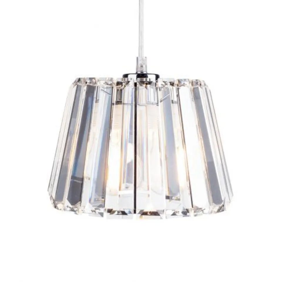 LAURA ASHLEY CAPRI PENDANT LARGE CLEAR