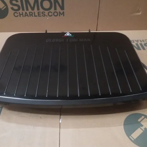 BOXED GEORGE FOREMAN 25820 LARGE FIT GRILL - BLACK