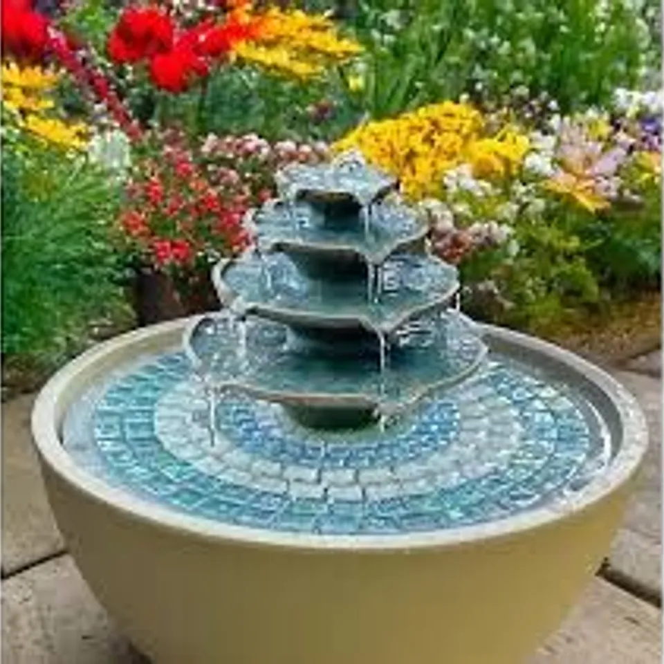 HYDRIA INDOOR/OUTDOOR WATER FEATURE KIT & VERDIGRIS LEAF CASCADE BUNDLE