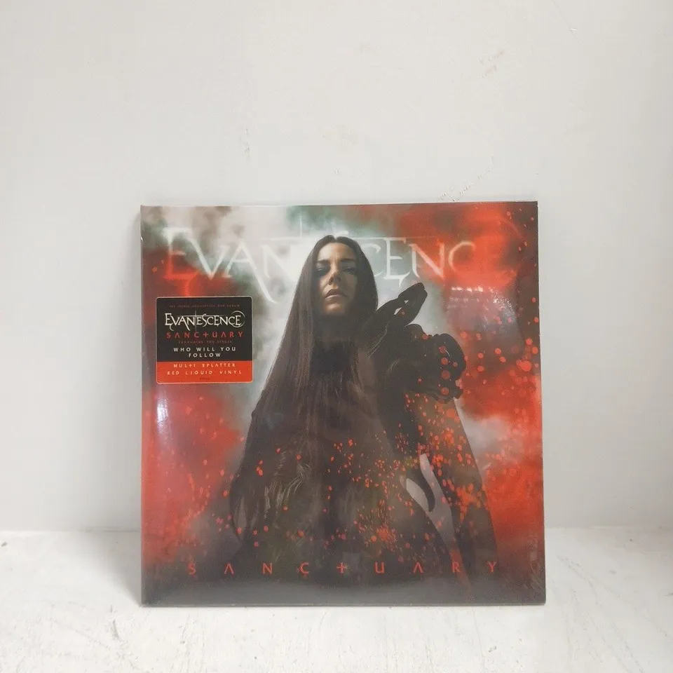 EVANESCENCE SANCTUARY MULTI SPLATTER RED LIQUID VINYL SEALED