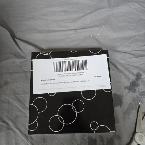 OYPLA FULL SIZE UK REGULATION 16-BALL SPOTS & STRIPES POOL BALL SET