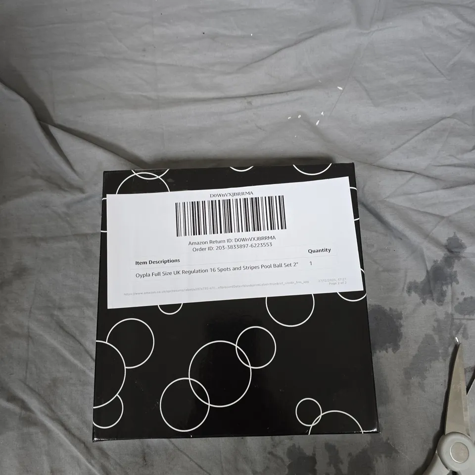 OYPLA FULL SIZE UK REGULATION 16-BALL SPOTS & STRIPES POOL BALL SET