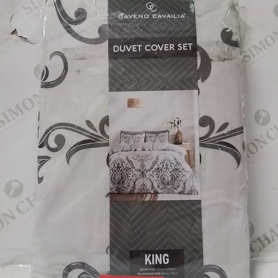 BAGGED GAVENO CAVAILIA KINGSIZE DUVET COVER SET 