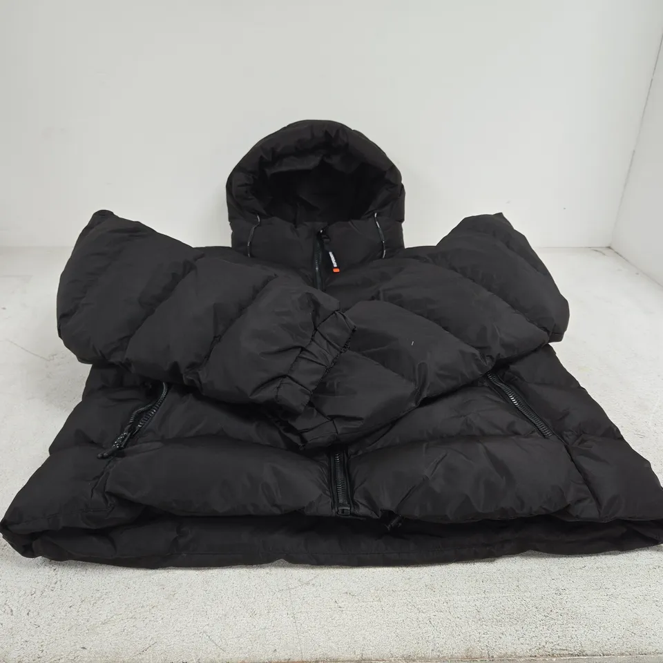 SUPERDRY BLACK COAT XL TAGGED