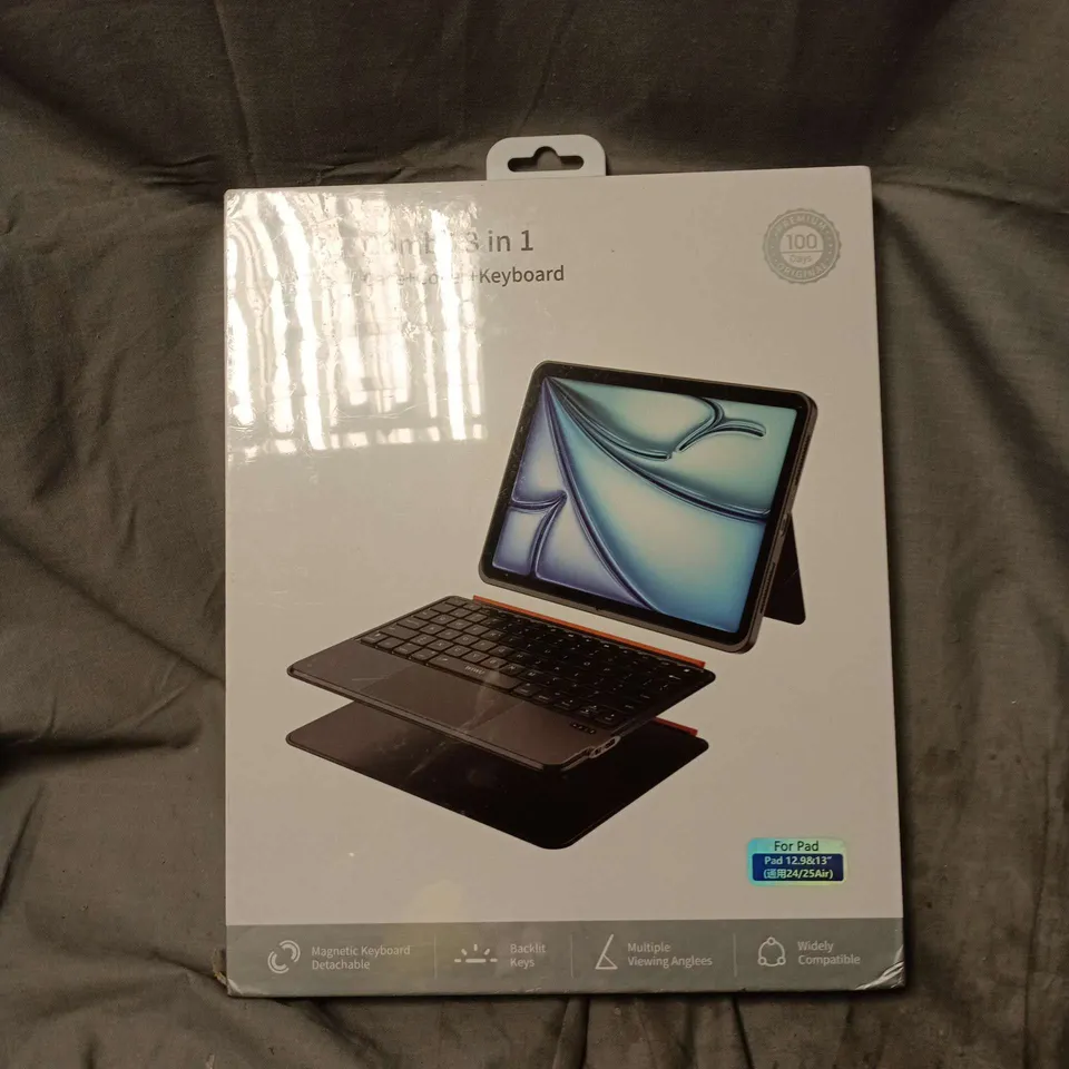 IPAD KEYBOARD CASE WITH DETACHABLE MAGNETIC KEYBOARD FOR IPAD PRO 12.9