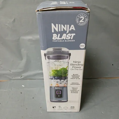 NINJA BLAST RECHARGEABLE BLENDER BC151UK DENIM BLUE