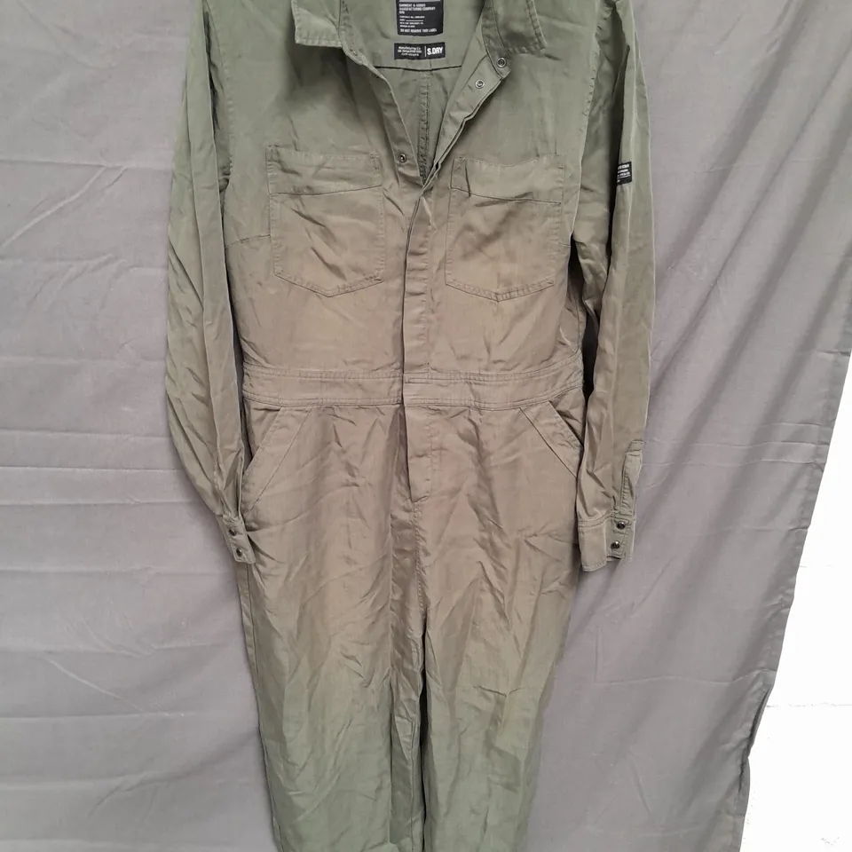 SUPERDRY JUMPSUIT GREEN SIZE 14