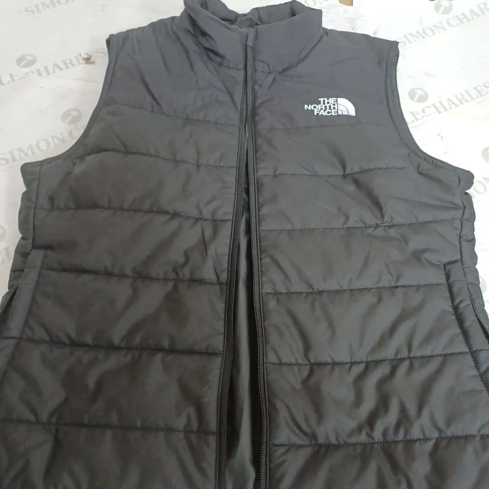 THE NORTH FACE BLACK GILET - MEDIUM